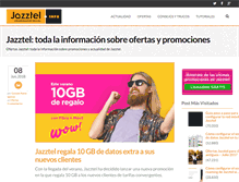 Tablet Screenshot of jazztel.info